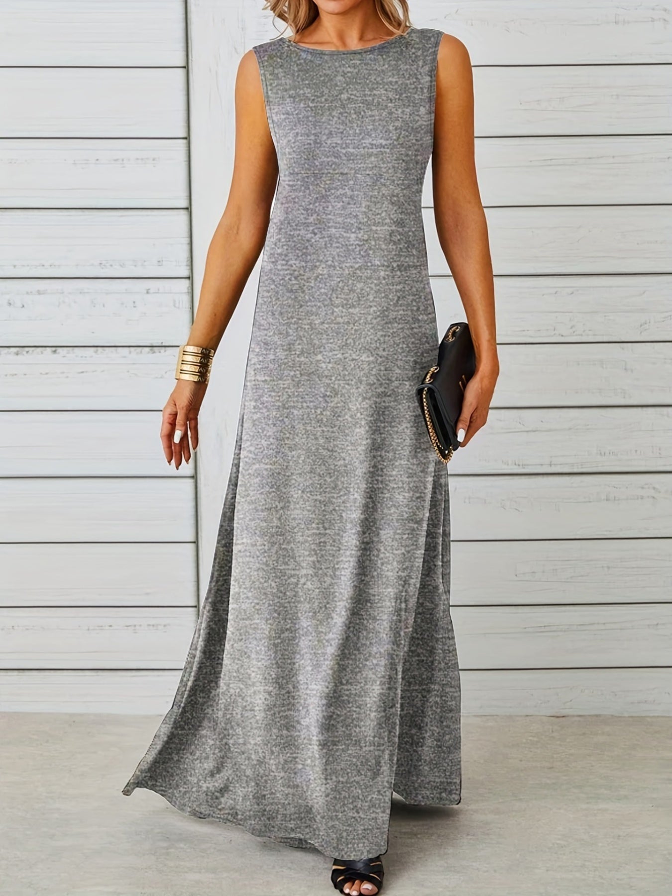 Sleeveless Flowy Maxi Dress - Image 13