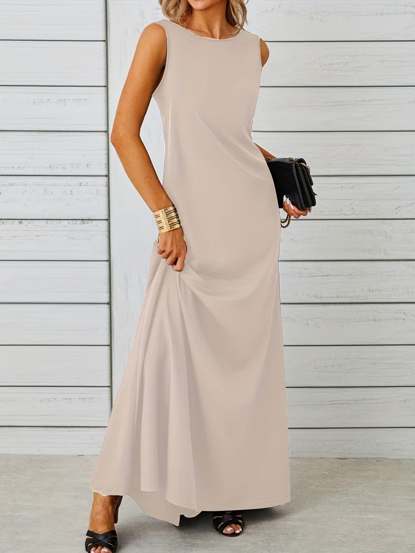 Sleeveless Flowy Maxi Dress - Image 31