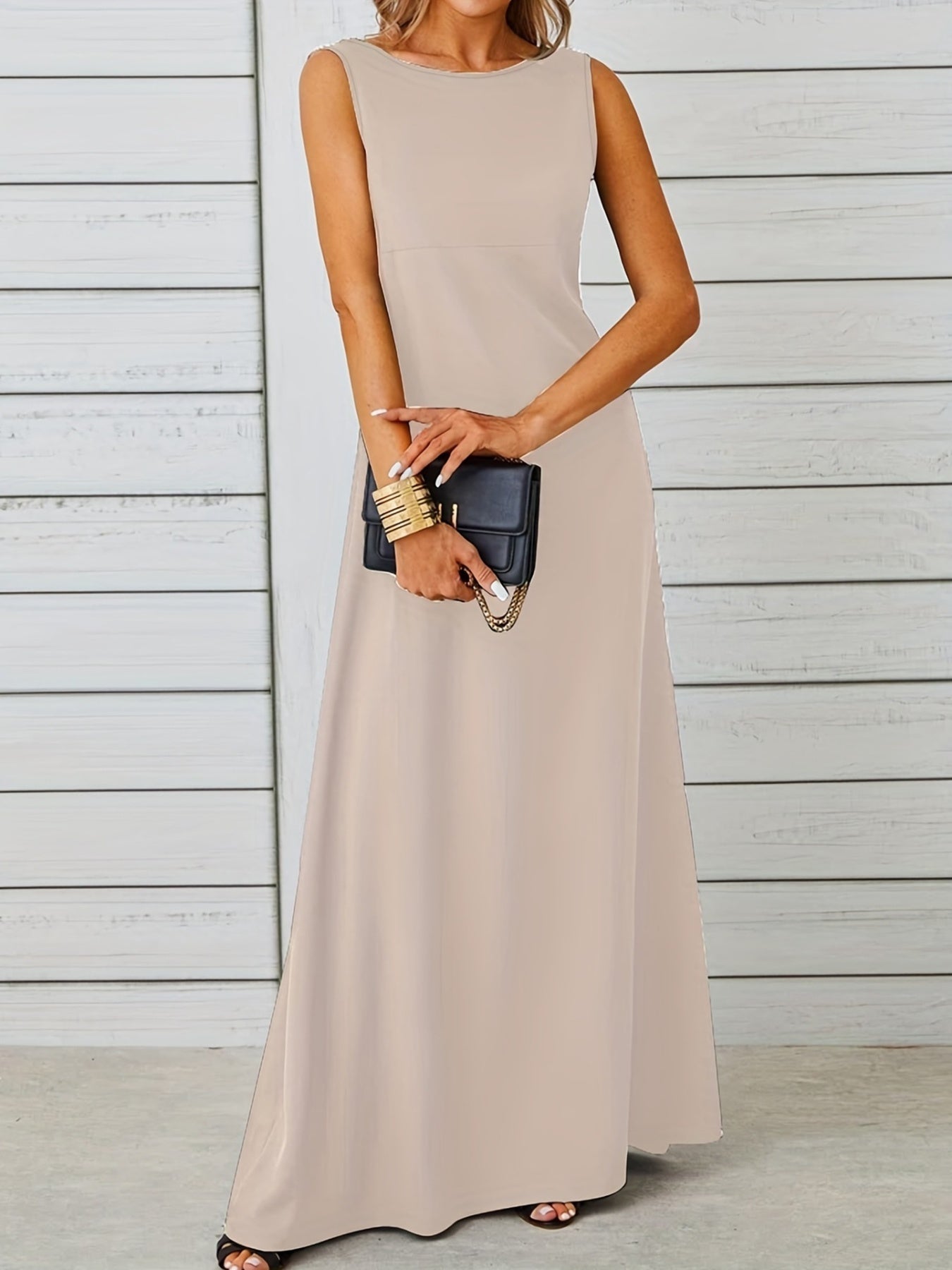 Sleeveless Flowy Maxi Dress - Image 32