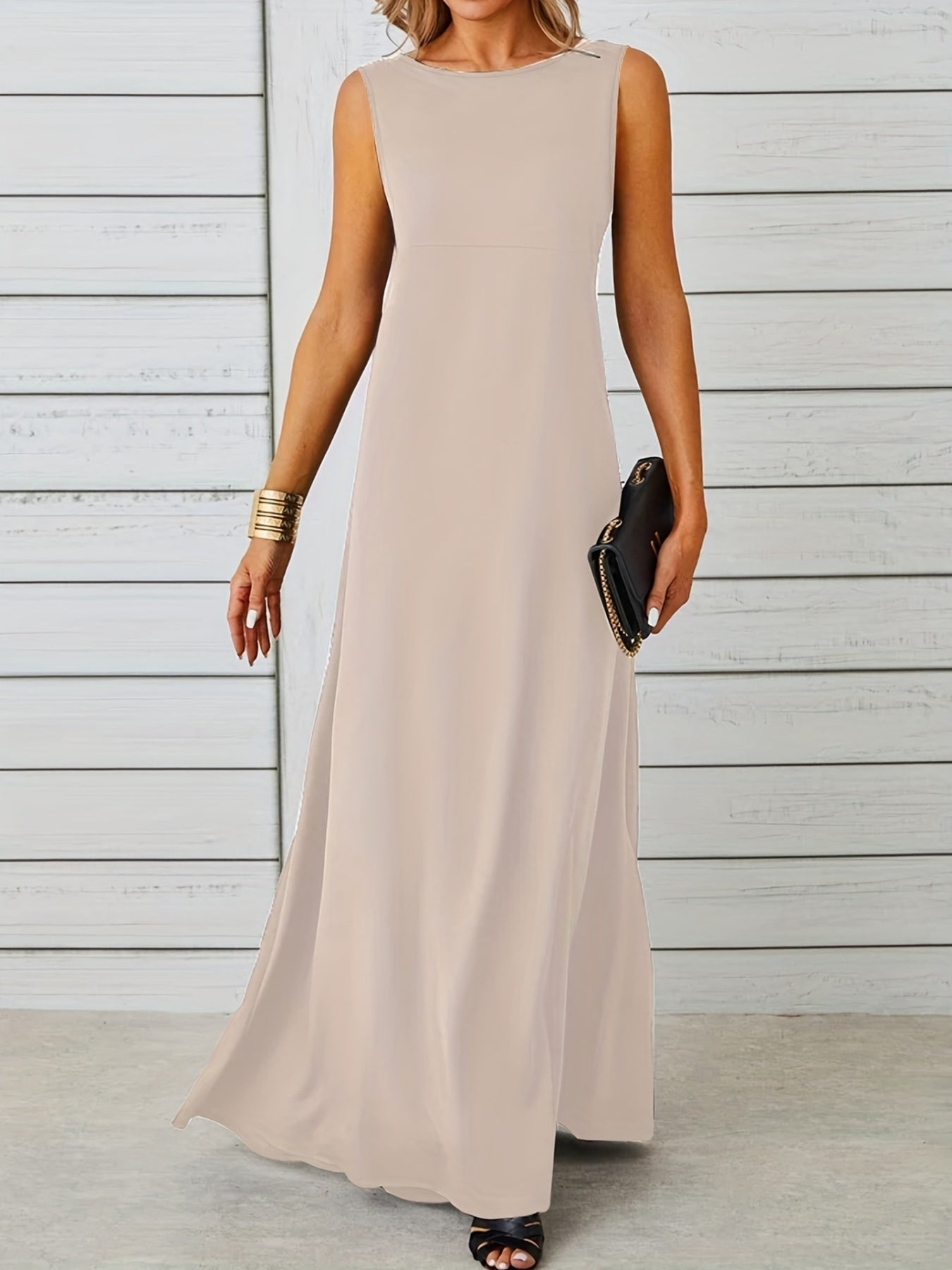 Sleeveless Flowy Maxi Dress - Image 29