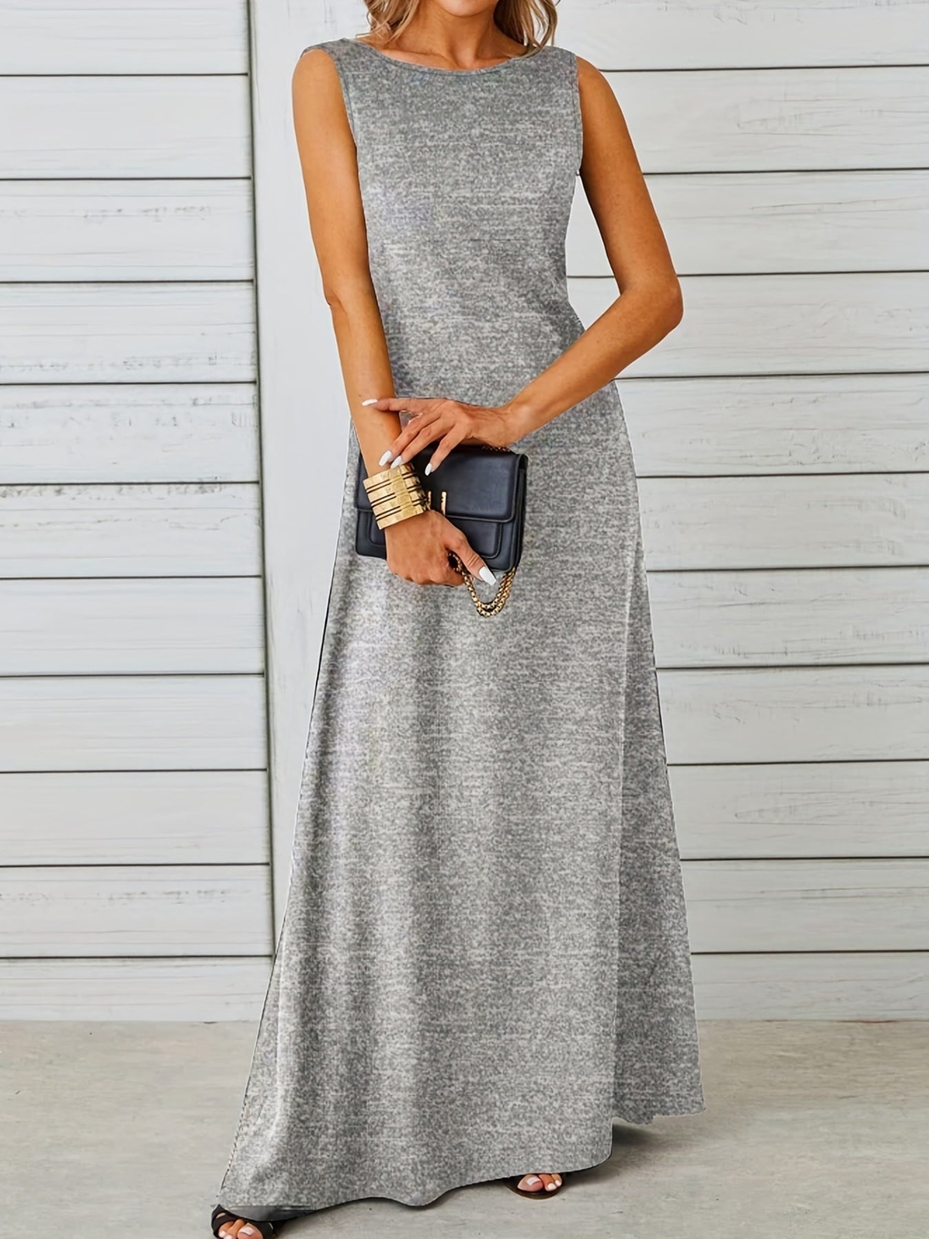 Sleeveless Flowy Maxi Dress - Image 14