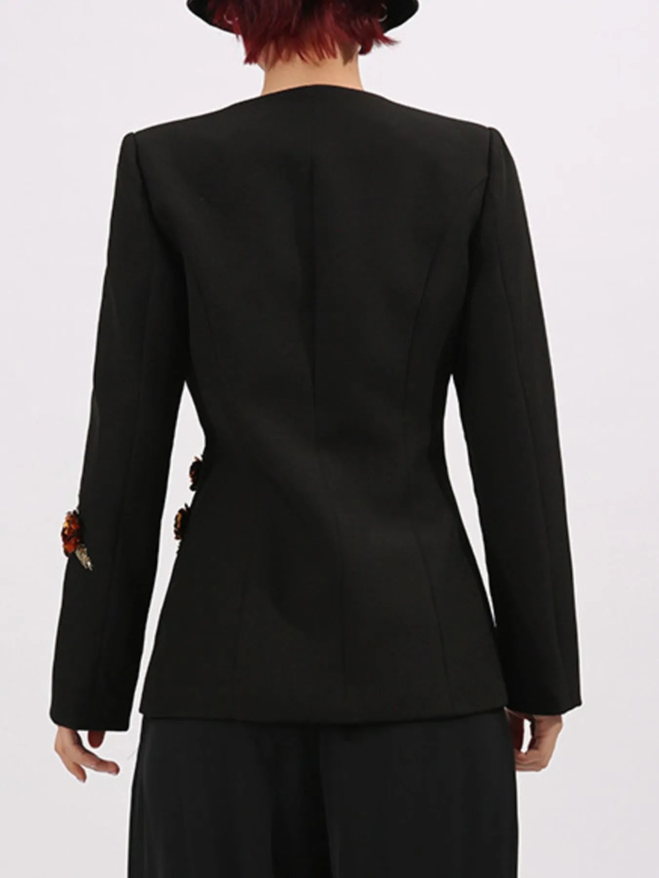 Embroidered Long Sleeve Blazer - Image 10