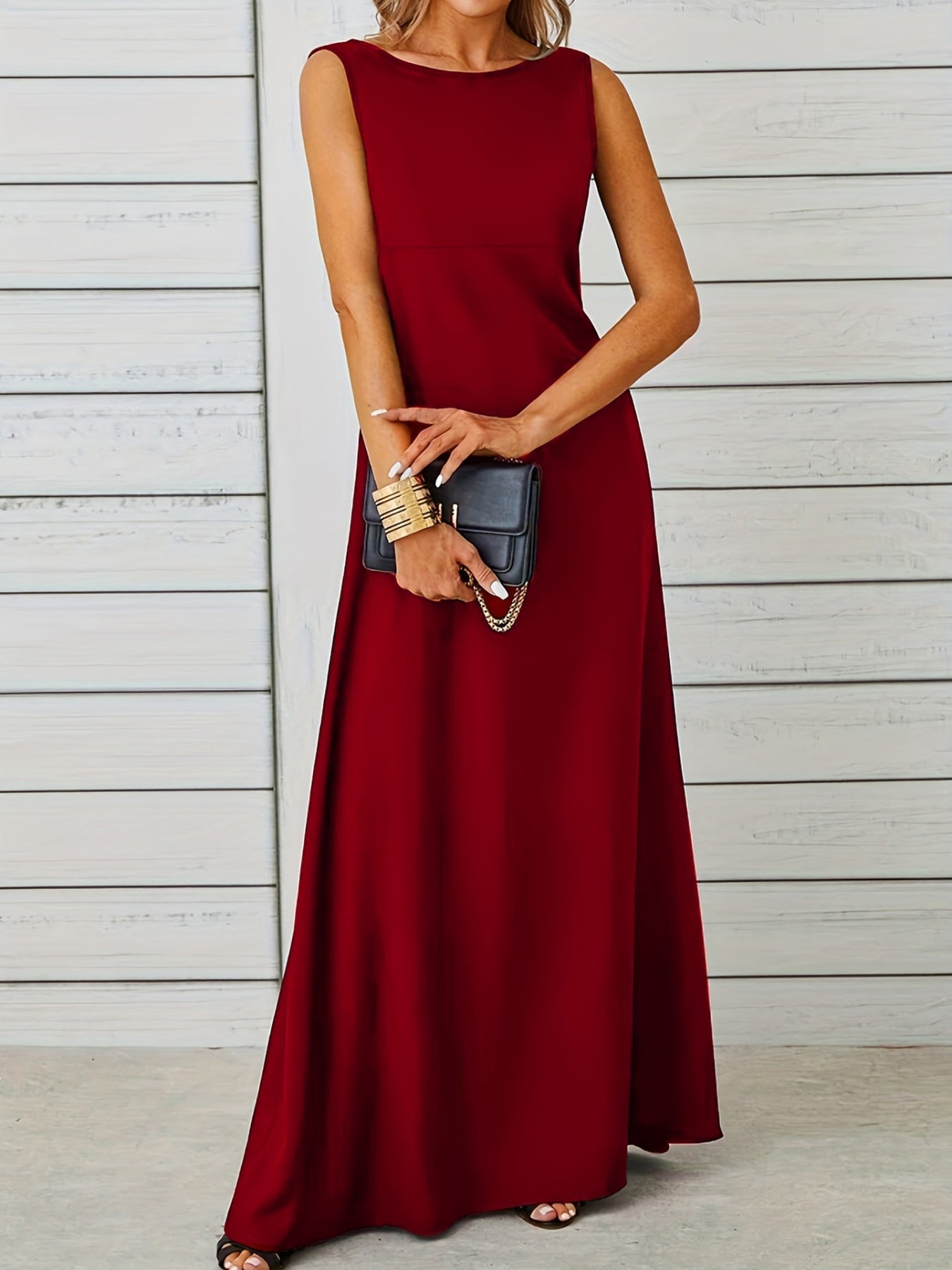 Sleeveless Flowy Maxi Dress - Image 18
