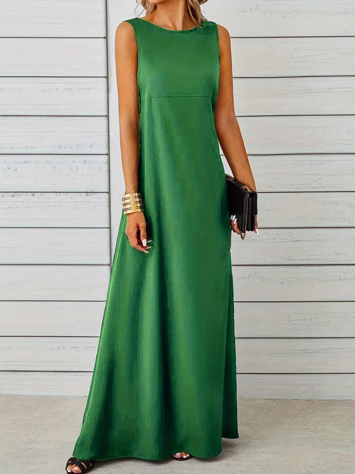 Sleeveless Flowy Maxi Dress - Image 17